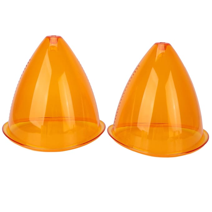 1 Paar Vacuüm Zuignap Vacuüm Cupping Machine Accessoires voor Billen Lift Lichaamsmassage 120ml yellow