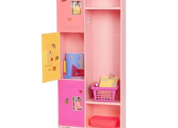 Our Generation Schoolkluis set met accessoires Poppen toebehoren