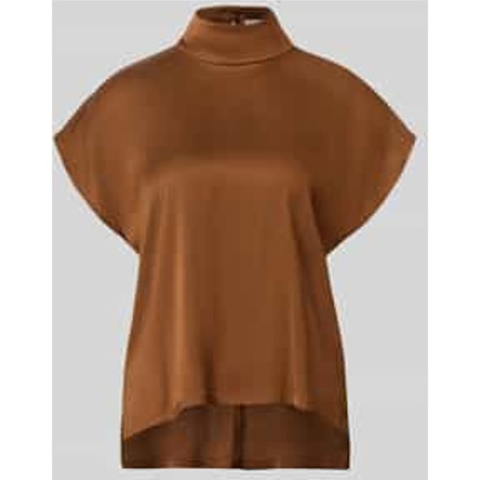 Regular fit blouse van satijn model 'ALARIA'