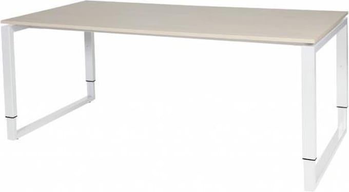 Verstelbaar Bureau - Plus 180x90 robson - wit frame