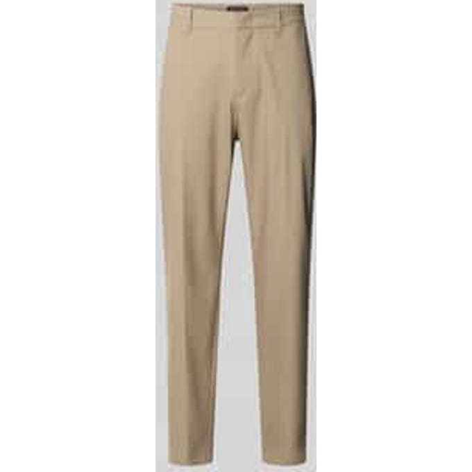 Relaxed fit stoffen broek van linnenmix model 'BELSBO JOGGER'