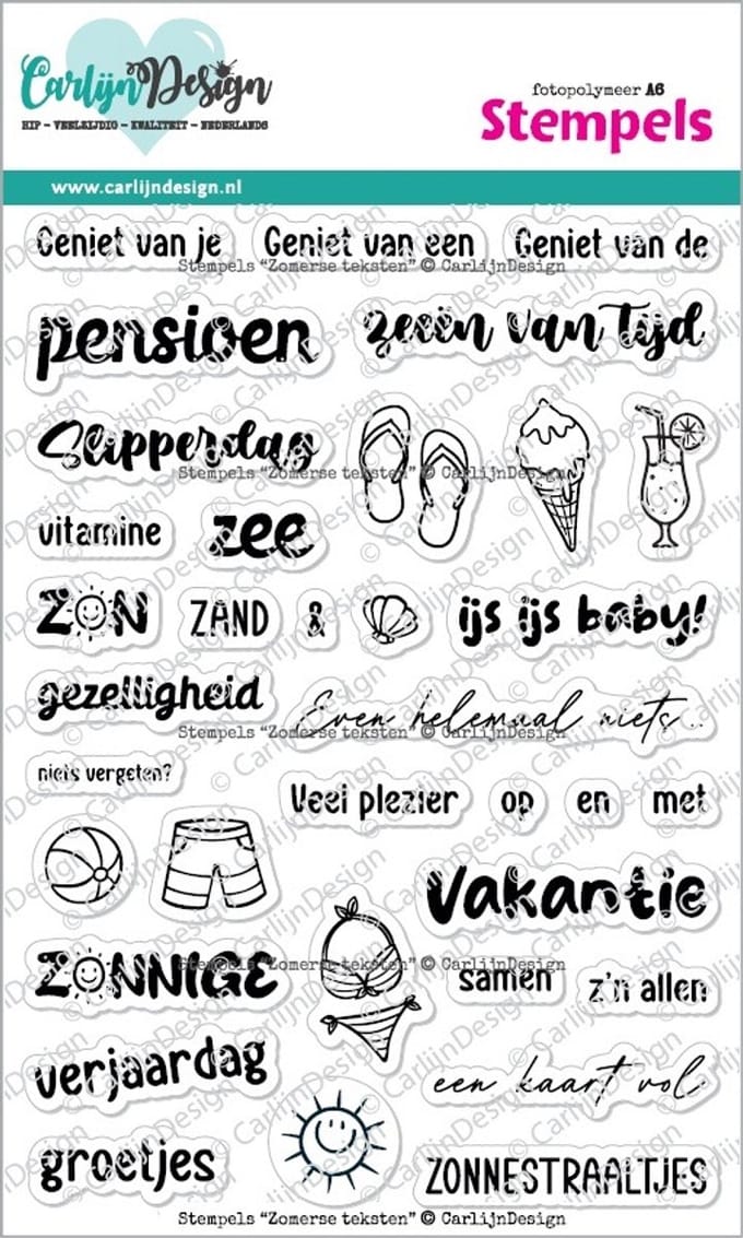 Stempels Zomerse teksten