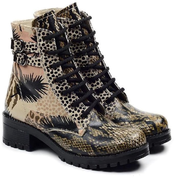 GOBY Jungle Beat Veterboots – Handmade – Vegan Leer – Dames – Maat 39