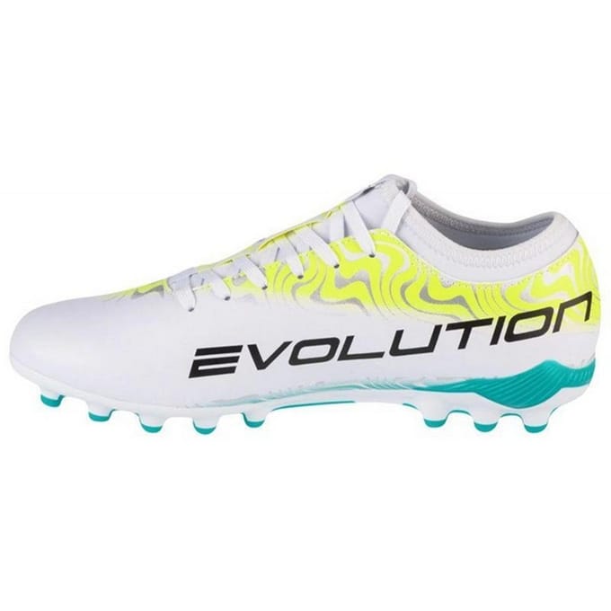 Joma Heren Evolution Kunstgras Voetbalschoenen (Wit/Blauw/Geel)