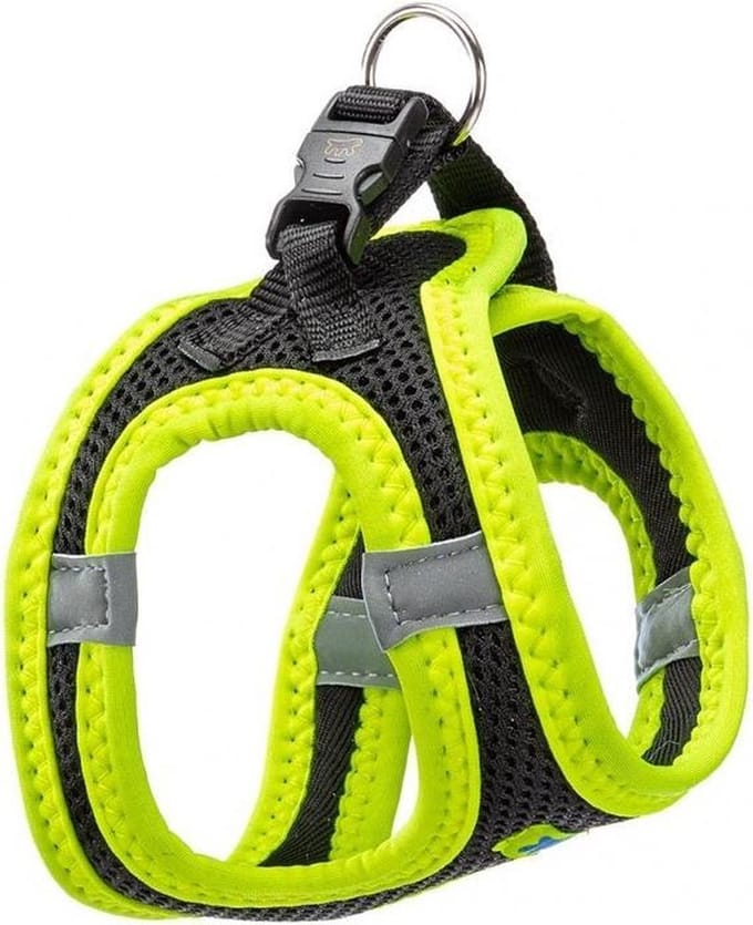 Ferplast Hondentuigje Kaori Polyester Zwart/groen 28-32 Cm