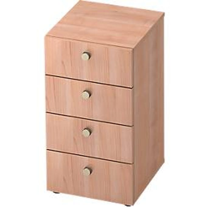 TOPAS LINE ladekast, 2 OH, B 400 mm, notendecor/noten decor