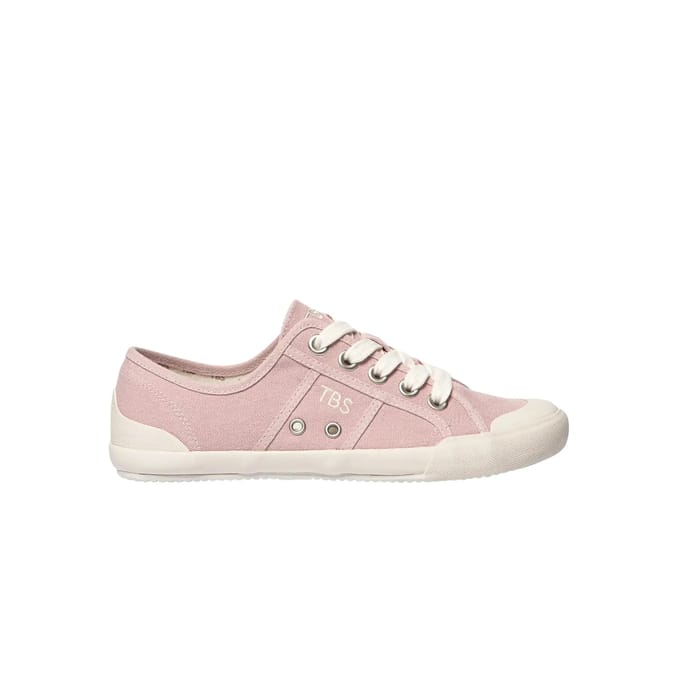 Vrouwen sneakers in gewassen canvas TBS Opaline