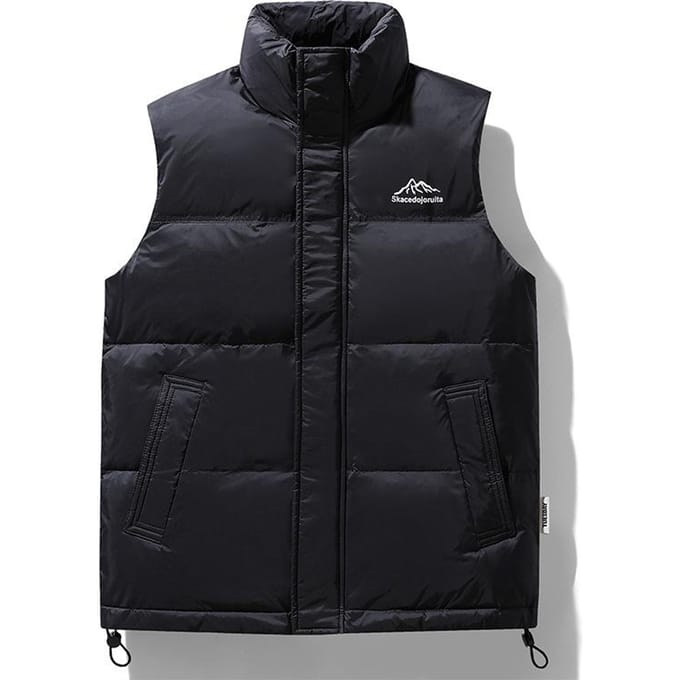 Winter Donsvest Witte Eendendons Casual Veelzijdig Los Koud Winter Warm Heren 2XL