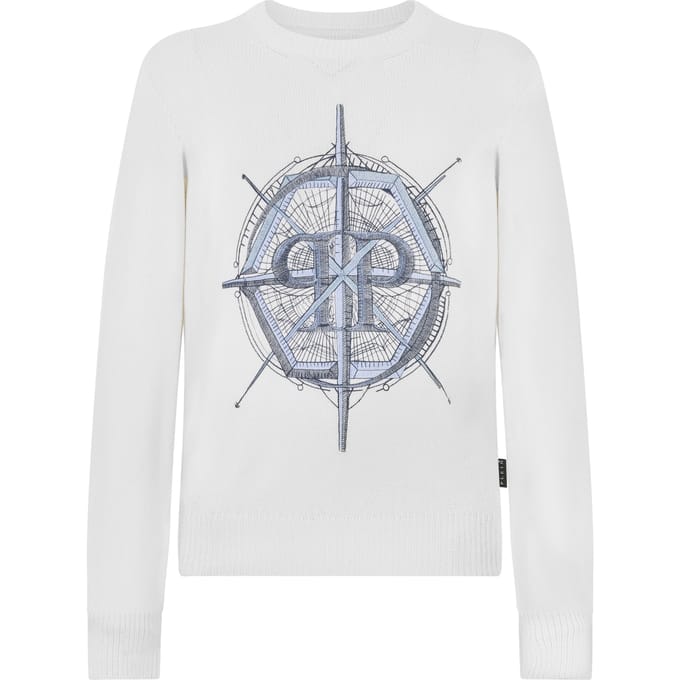 Round Neck Pullover Wind Rose