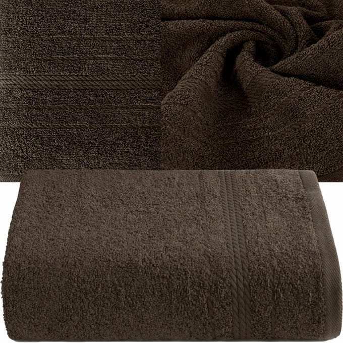 Zachte Bruine Badhanddoek 30x50 cm - 450 GSM