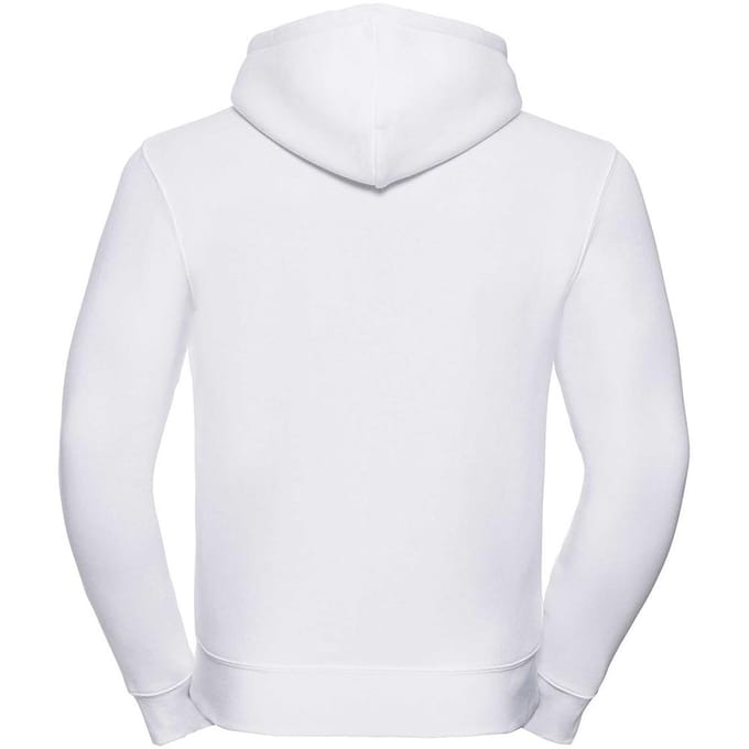 Russell Heren Authentieke Sweatshirt met volledige ritssluiting / Hoodie (Wit)