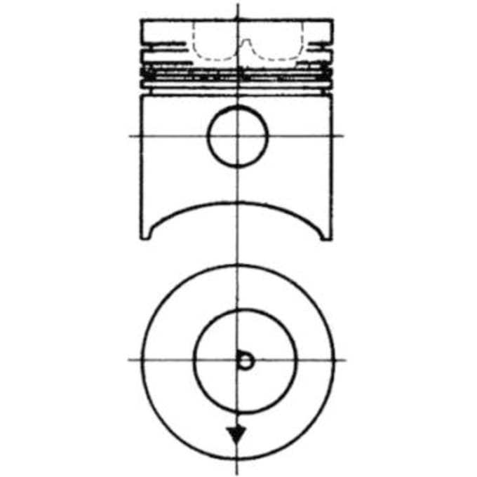 Zuiger KOLBENSCHMIDT 93063600