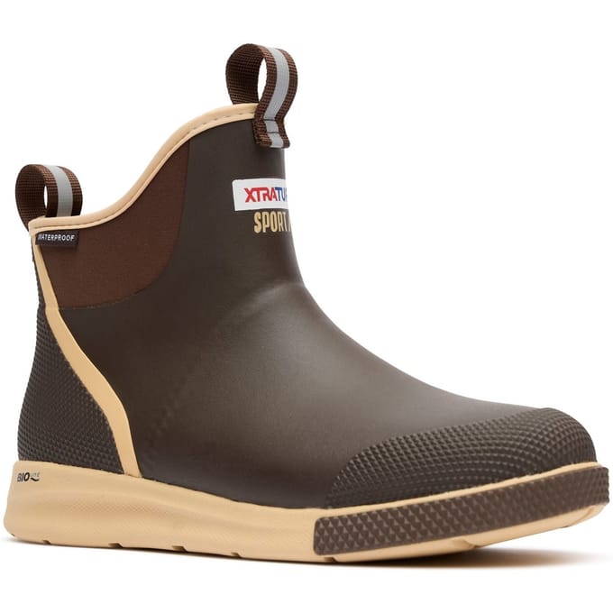 Xtratuf Enkel Deck Boot Sport EVA Heren Chocolade/Tan Wellingtonlaarzen