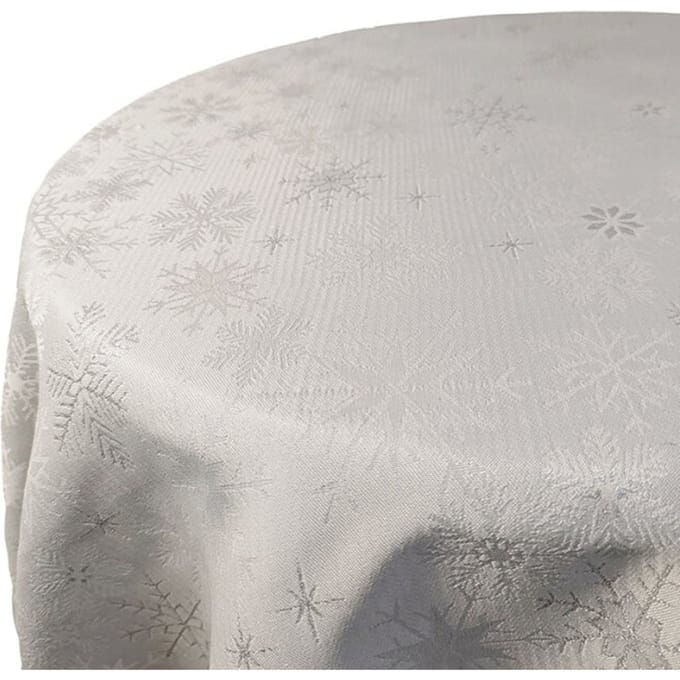 Unique Living - Tafelkleed Crystal - 160cm - Zilver