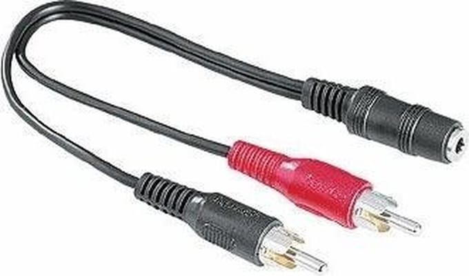 Hama Adaptor 2 Cinch - 3.5 mm