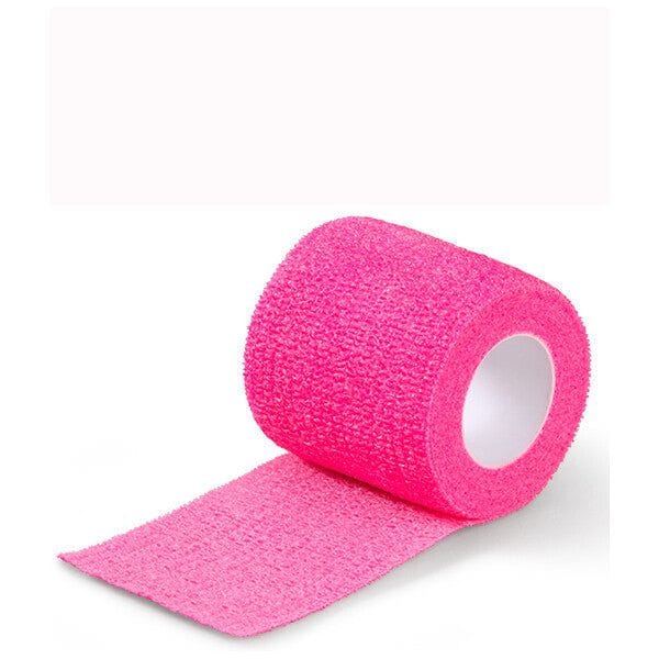 Elastische fixerende zwachtel, 50 mm x 4,5 m, roze