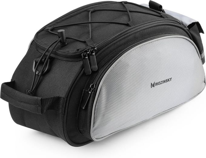 Wozinsky WBB1BK Serie - Fietstas - 13L - Zwart - Afneembaar