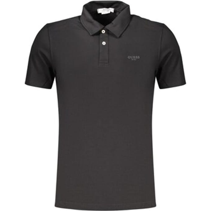 Guess Essential Korte Mouw Poloshirt Zwart M Man