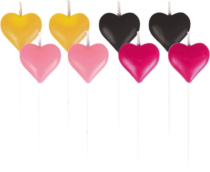 Amscan by Riethmuller - Riethmüller - 8 Mini Kaarsjes Everyday Love