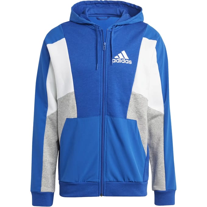 Sweatshirt capuchon met volledige rits adidas Essentials Colorblock