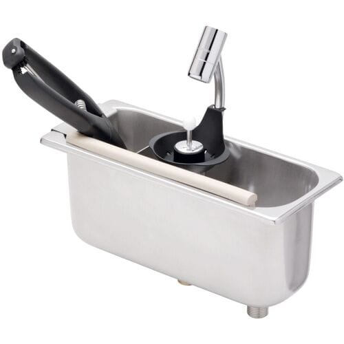 GGM Gastro Eisportioniererdusche mit Portioniererdusche & integr. Wasser-Rückfluss Verhinderer Zilver