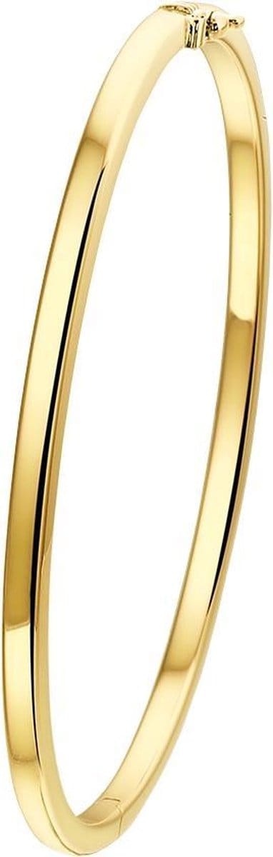 Sparkle14 Bangle Vlakke Buis - Dames - Armband - 61 mm