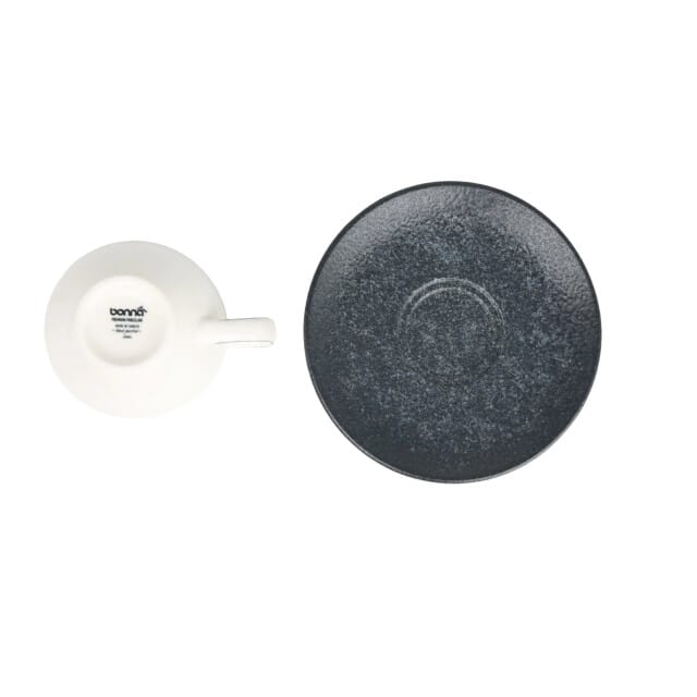 Bonna Mega - Thee kopjes & schotel - 230 cc - Porselein - set van 6
