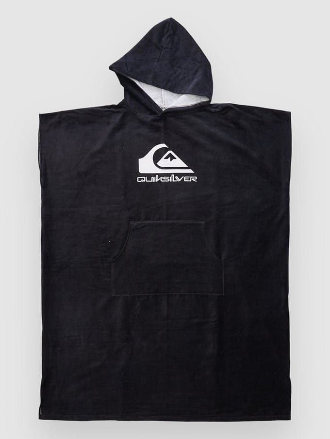 Quiksilver Hoody Surf Poncho zwart