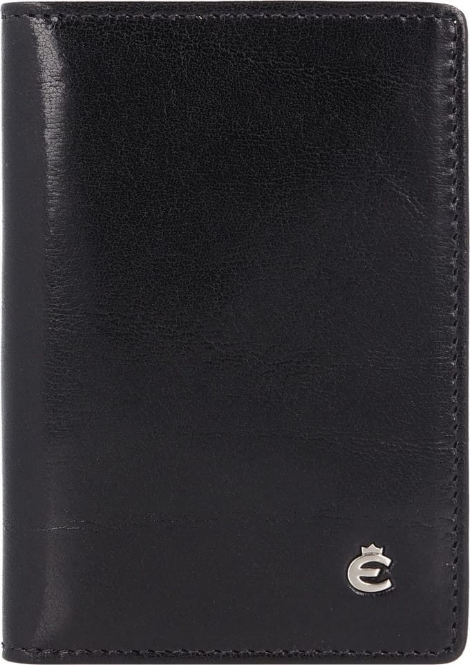 Esquire Toscana Etui voor visitekaartjes Leer 7.5 cm - 20 Sleuven - schwarz