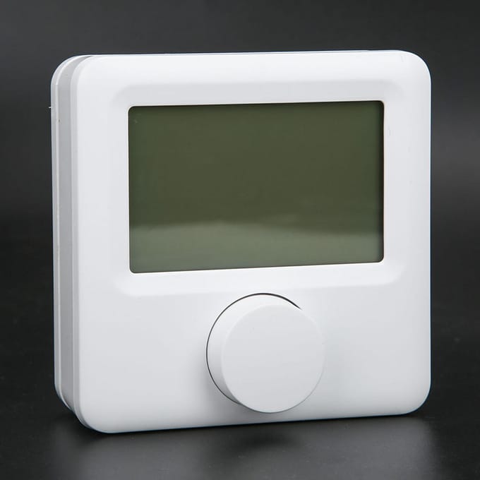 HYO6BW Digitale LCD Display Verwarming Programmeerbare Thermostaat Temperatuurregelaar black