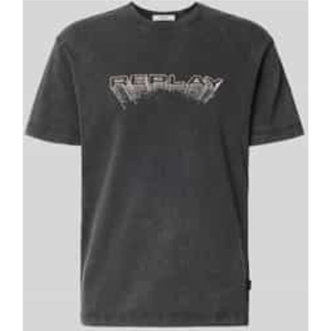 Regular fit t-shirt van puur katoen