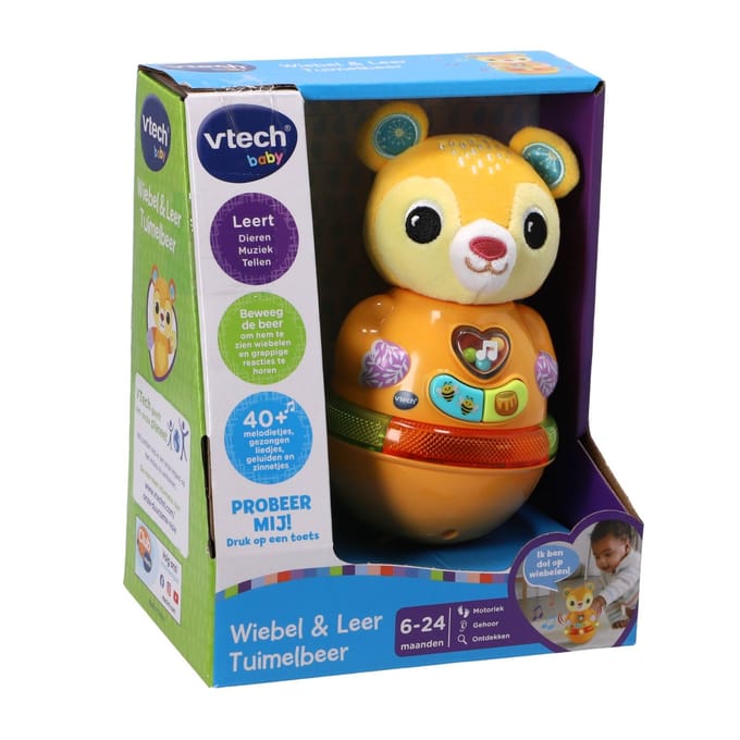 Vtech Wiebel & Leer Tuimelbeer Interactief speelgoed