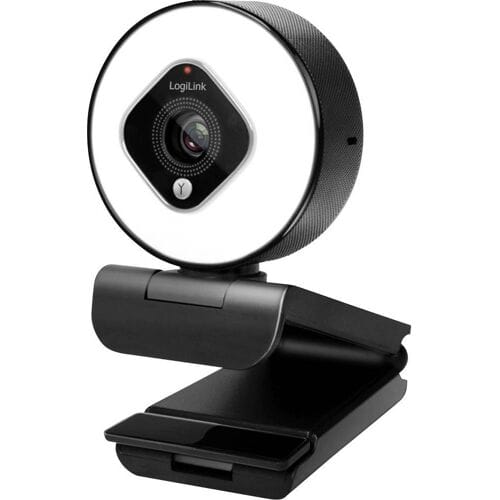 LogiLink UA0384 Full HD-webcam Klemhouder, Microfoon