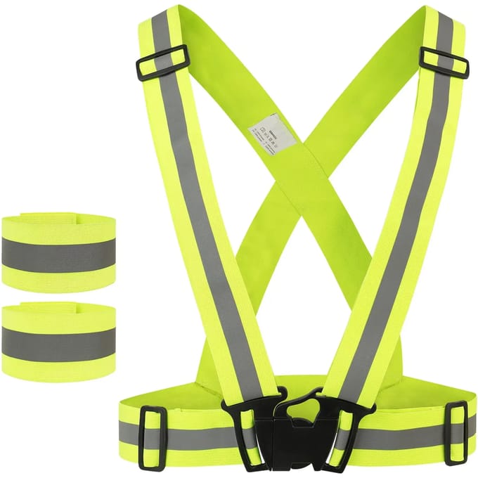 KX150 Korntex Reflecterende Lichaamsriem (Reflective Body Belt) - Geel