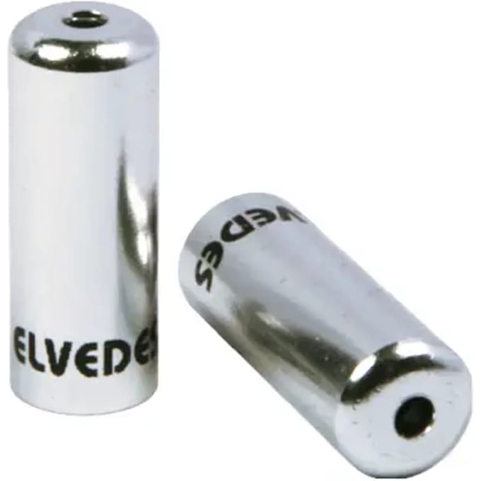 Elvedes kabelhoedje 4,2mm aluminium zilver(10x)
