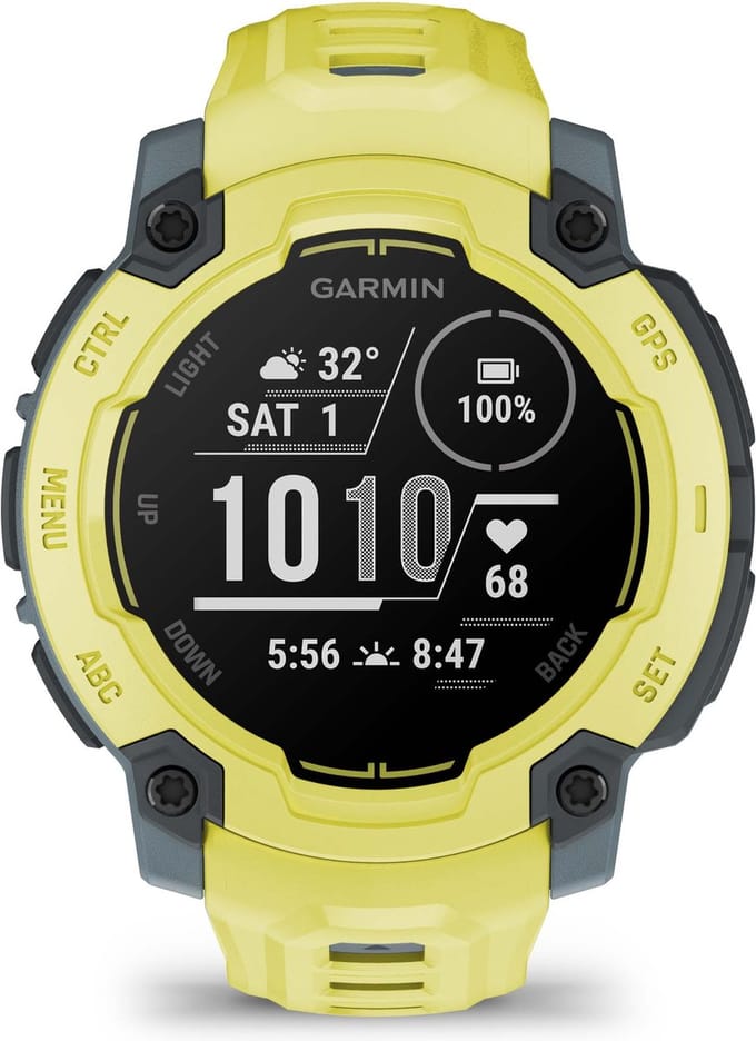 Garmin Instinct E - Smartwatch - 45 mm - Geel en Zwart
