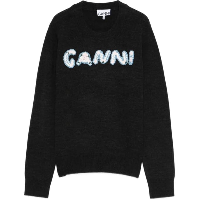 Ganni Shirts Grey