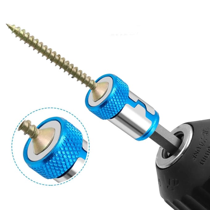 Draagbare Magnetiseerder Schroef Antislip Magnetosfeer Adsorptie Fixatie Schroef Gereedschap ( Aluminium profiel rood