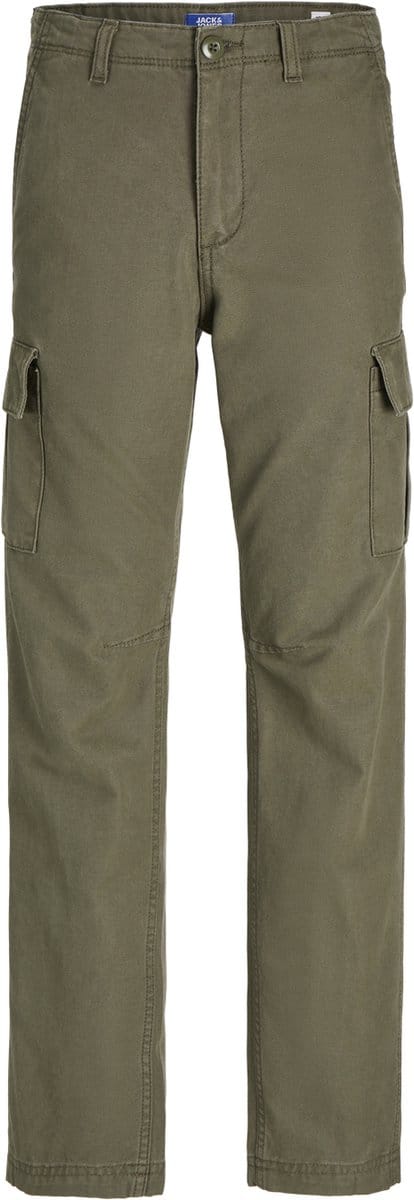 JACK&JONES JUNIOR JPSTKANE JJBARKLEY CARGO PANT NOOS JNR Jongens Broek - Olive Night