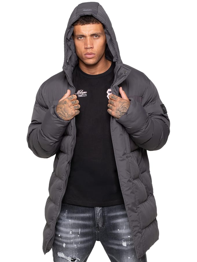 Enzo Milano | Heren Longline Puffermantel