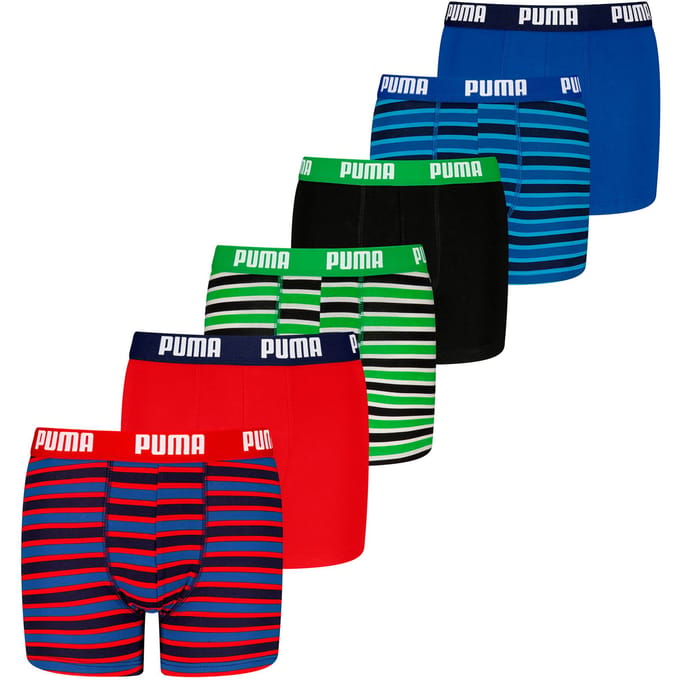 Puma - Jongens Boxershorts - 6 Pack - Maat 122/128