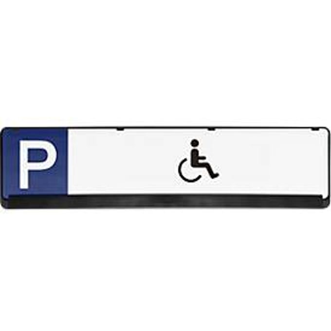 Parkeerbord, Parkeerplaats voor gehandicapten