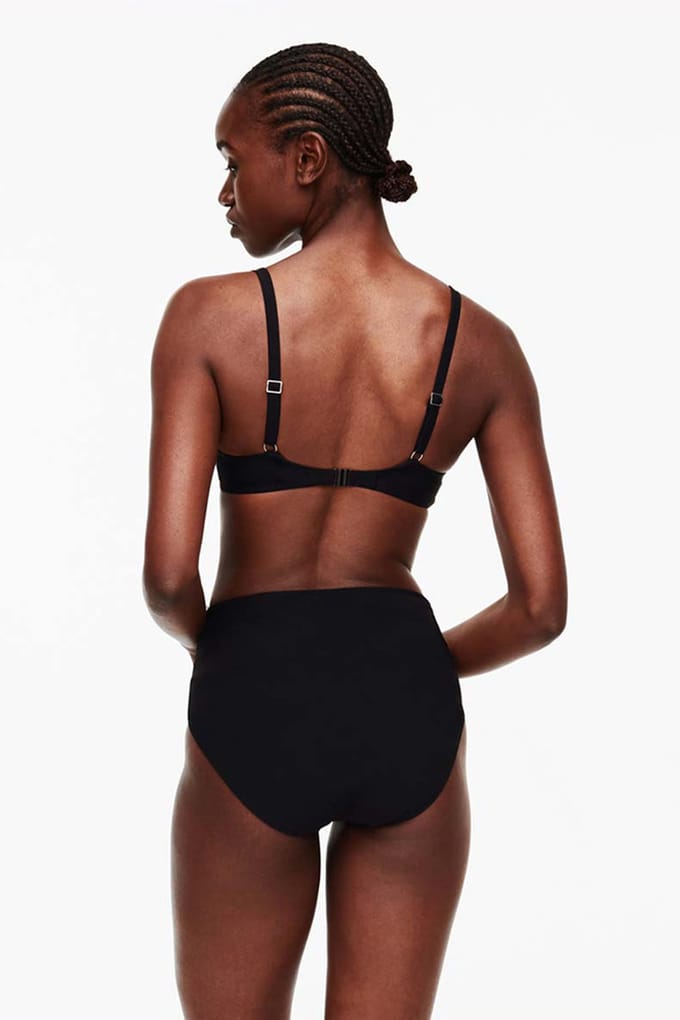 Chantelle Sw Bo. Full Brief Std High W. Adjustabl Black Größe: 46 | Unterhosen Outlet | Damen | Schwarz