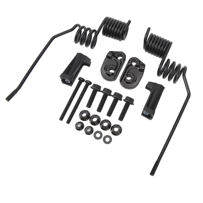 20PCS Style Printanier Fixation sur Rail Grattoirs à Glace 860201140 Compatible avec Châssis REV G4 REV‑XM REV‑XP Modèles Summit black