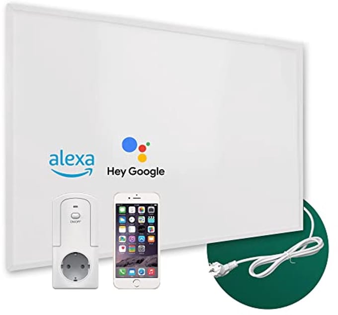 Infraroodverwarming 1000 watt met TÜV - Efficiënte en duurzame verwarming