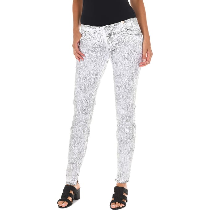 Lange broek met smal gesneden zomen 70DBF0585-R216 vrouw