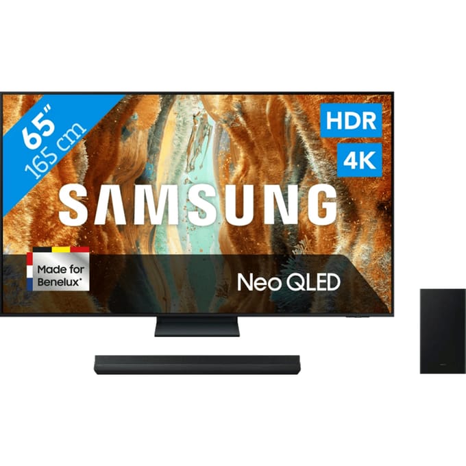 Samsung 65" Neo QLED QN73F 4K (2025) + Samsung HW-B66CF (2025)