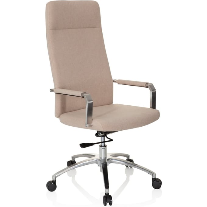 hjh OFFICE Saranto Plus I - Thuisgebruik bureaustoel - Beige - Stof
