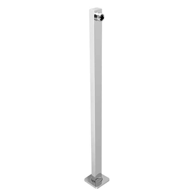 60cm RVS Constructie Wandmontage Douche Verlengarm Badkamer Accessoire white