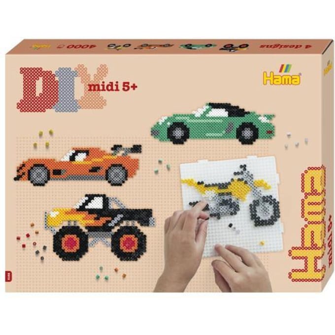 Hama Vehicles Gift Box 4000 beads Strijkkralen & -parels